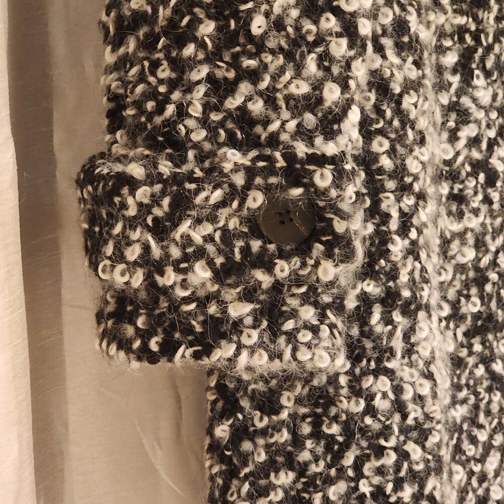Excellent  Diane Von Furstenberg Peacoat Double Breasted Boucle Loop - Picture 9 of 12